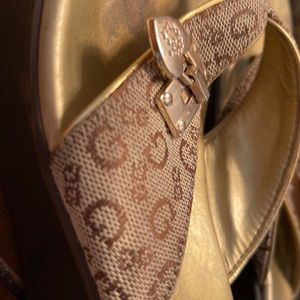 Guess summer wedges too nice to throw away too worn to sell